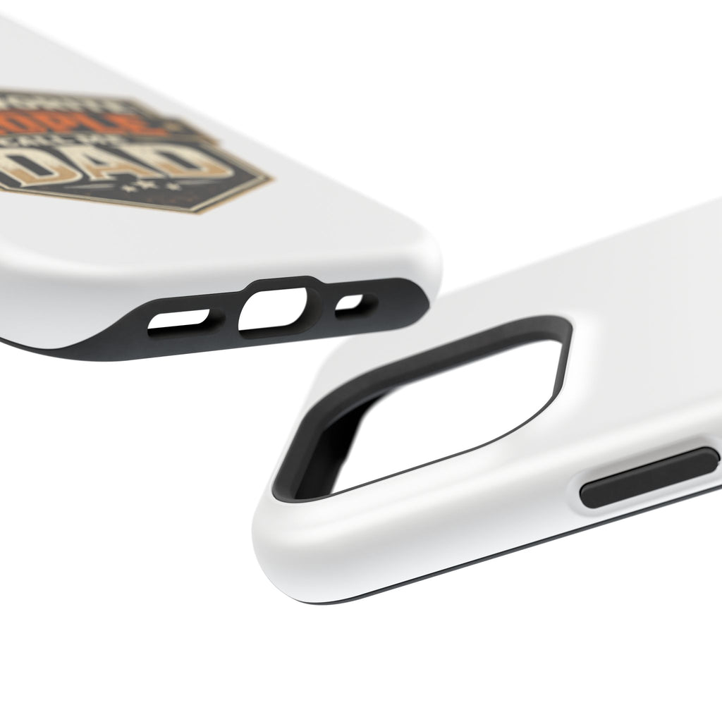 Dad Badge Magnetic Impact-Resistant Phone Case