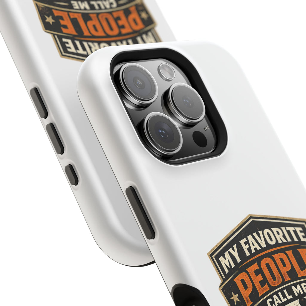 Dad Badge Magnetic Impact-Resistant Phone Case