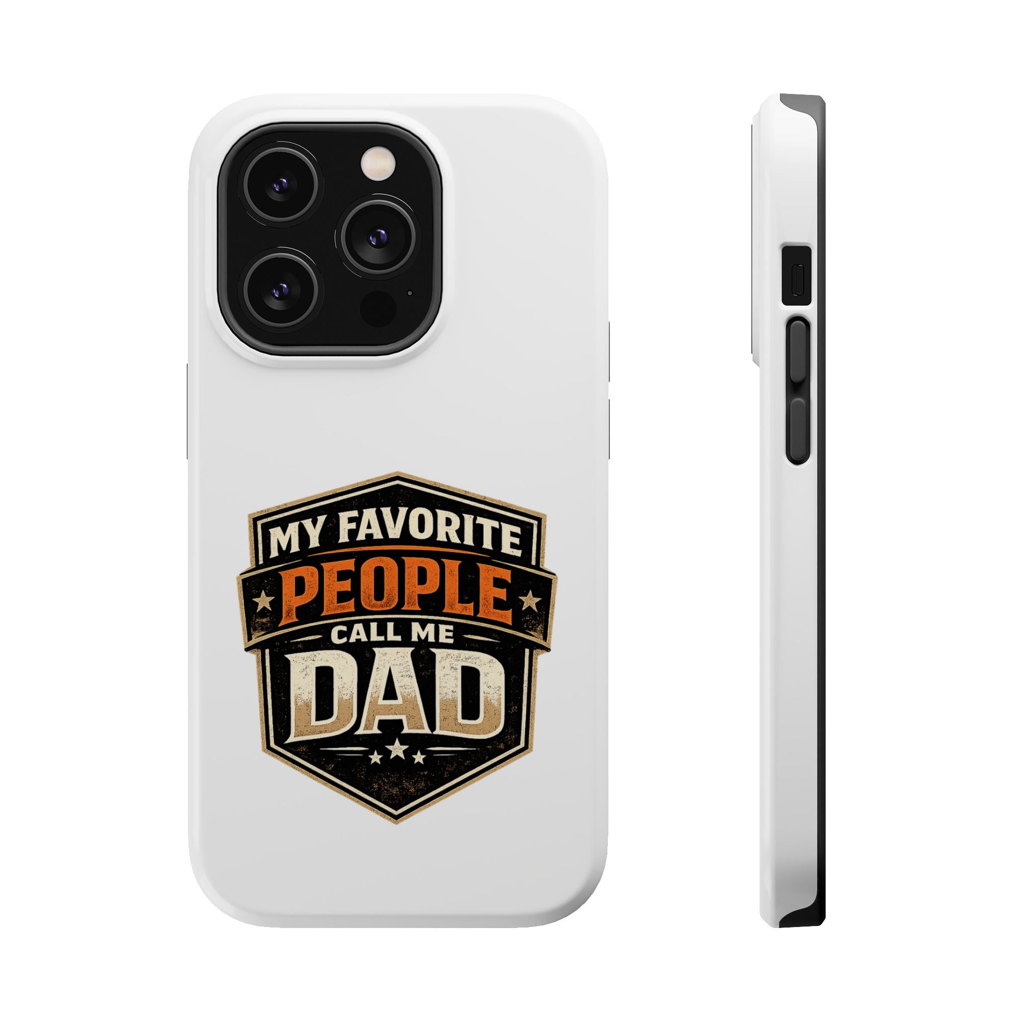 Dad Badge Magnetic Impact-Resistant Phone Case