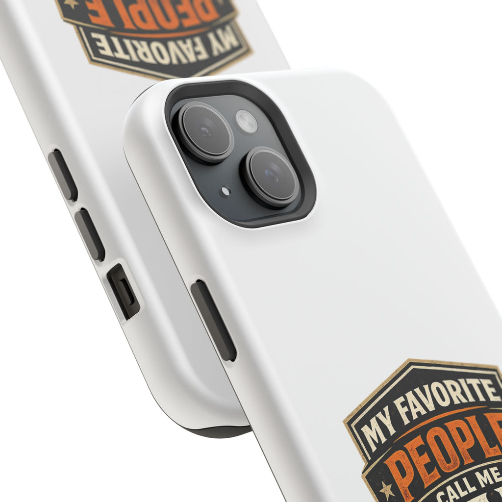 Dad Badge Magnetic Impact-Resistant Phone Case