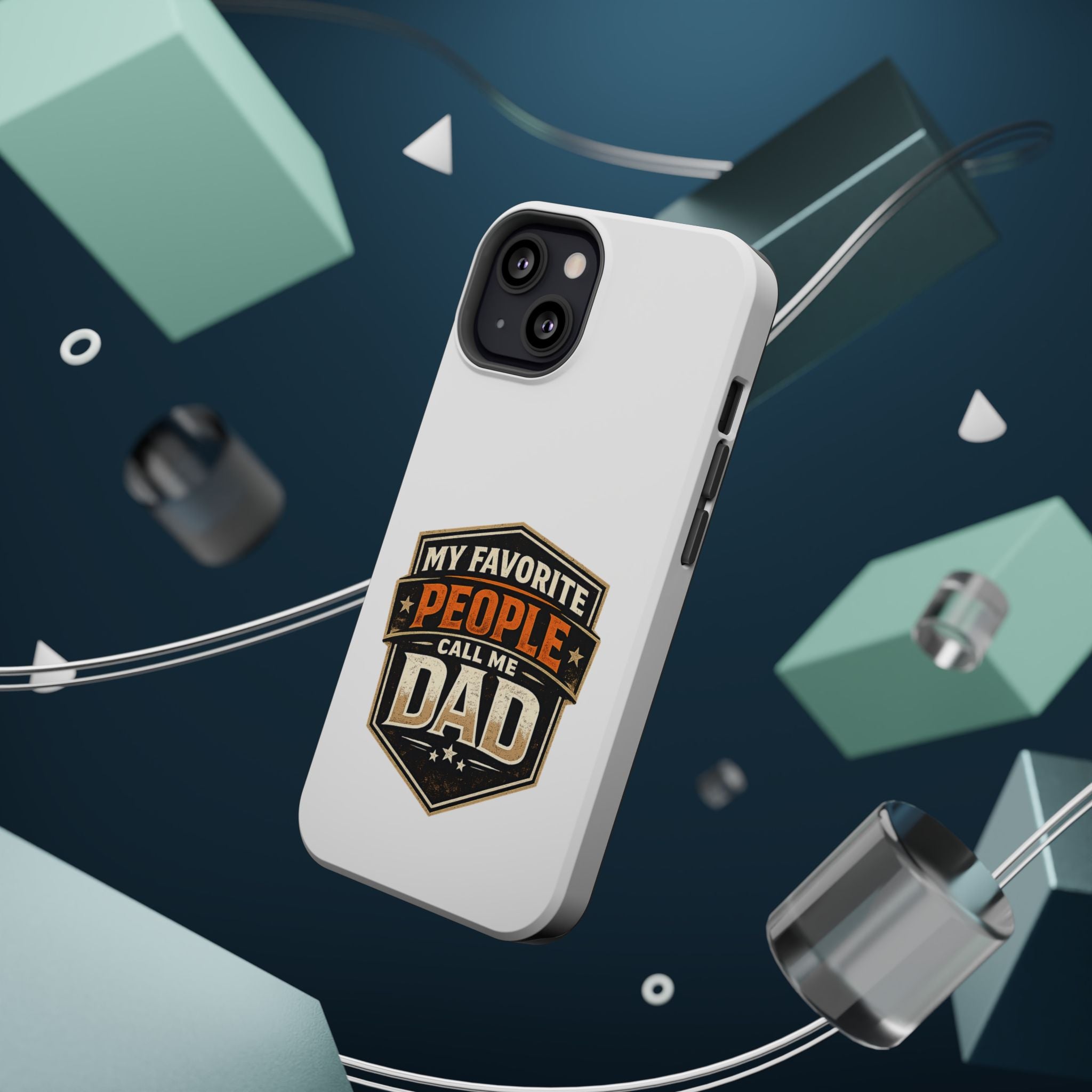 Dad Badge Magnetic Impact-Resistant Phone Case