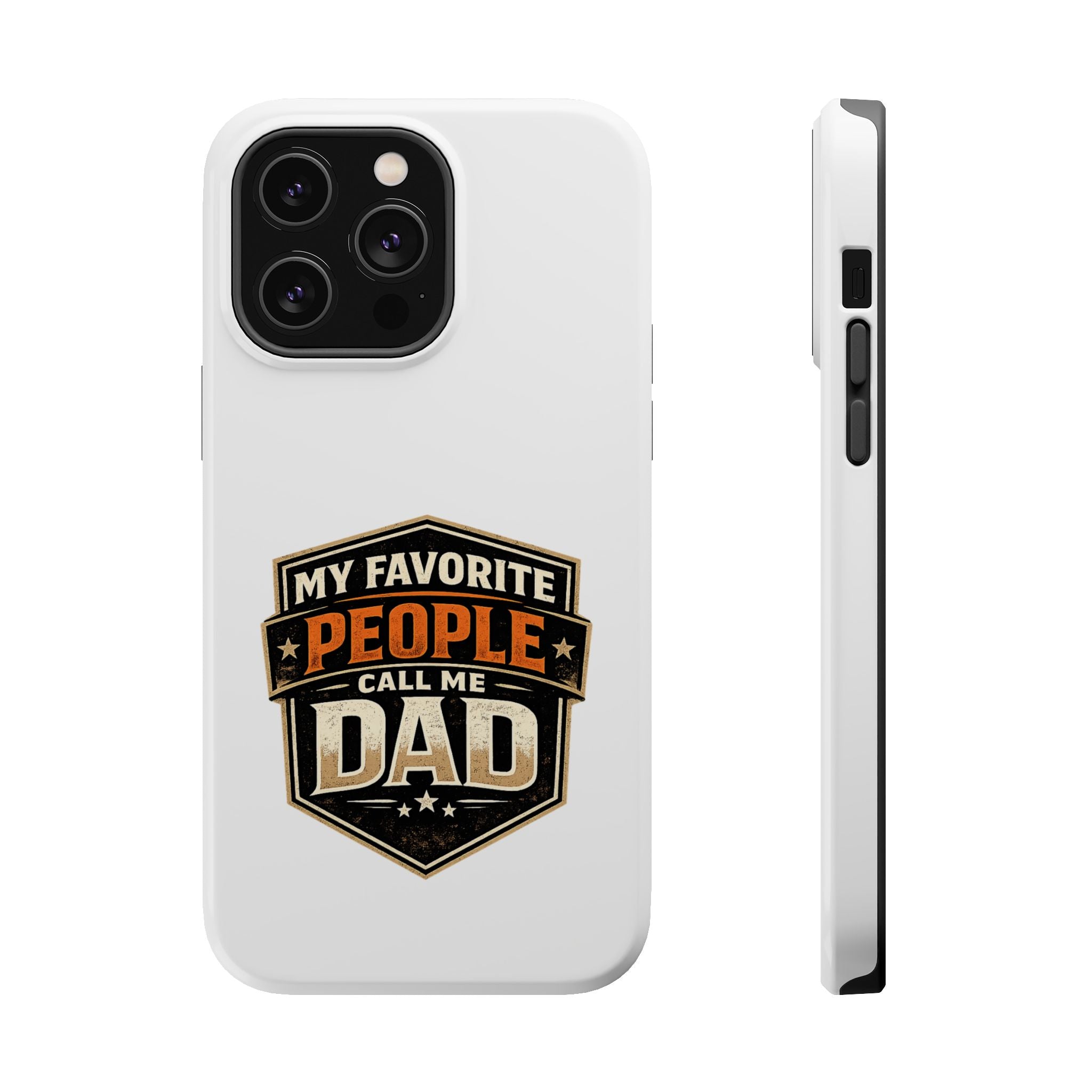Dad Badge Magnetic Impact-Resistant Phone Case