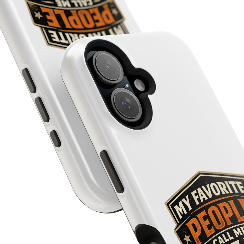 Dad Badge Magnetic Impact-Resistant Phone Case