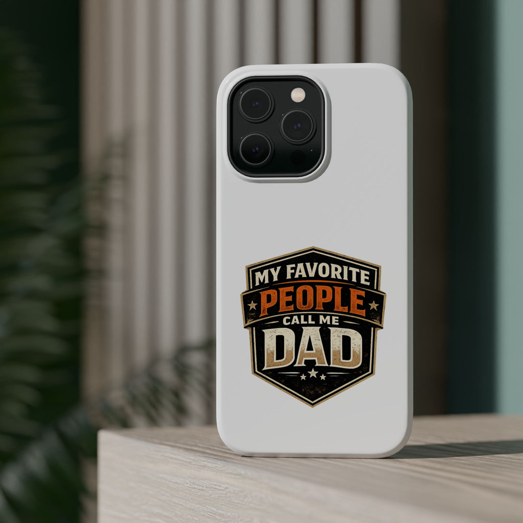 Dad Badge Magnetic Impact-Resistant Phone Case