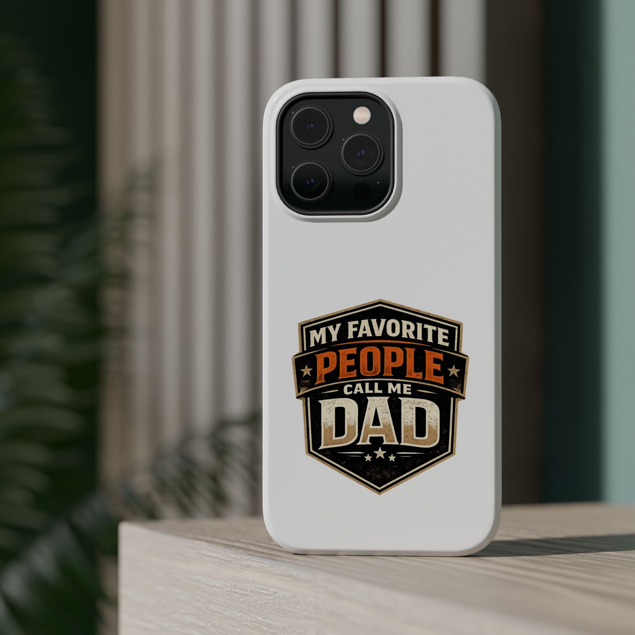 Dad Badge Magnetic Impact-Resistant Phone Case
