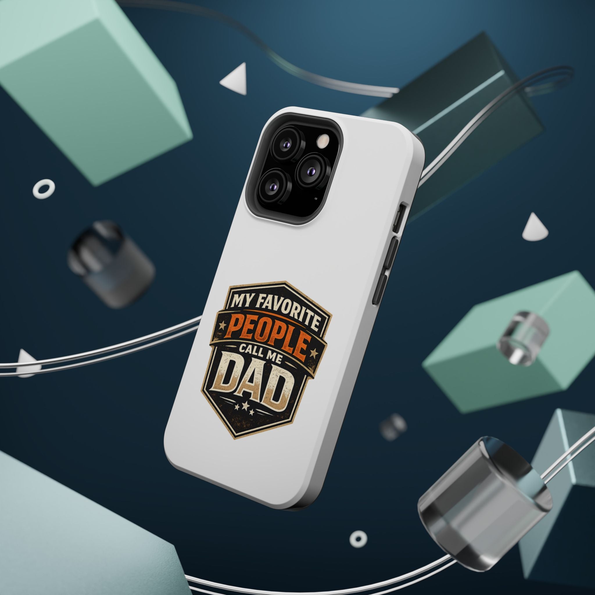 Dad Badge Magnetic Impact-Resistant Phone Case