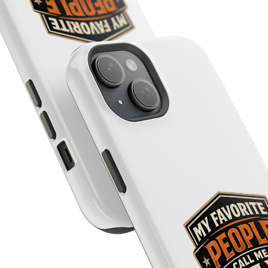 Dad Badge Magnetic Impact-Resistant Phone Case