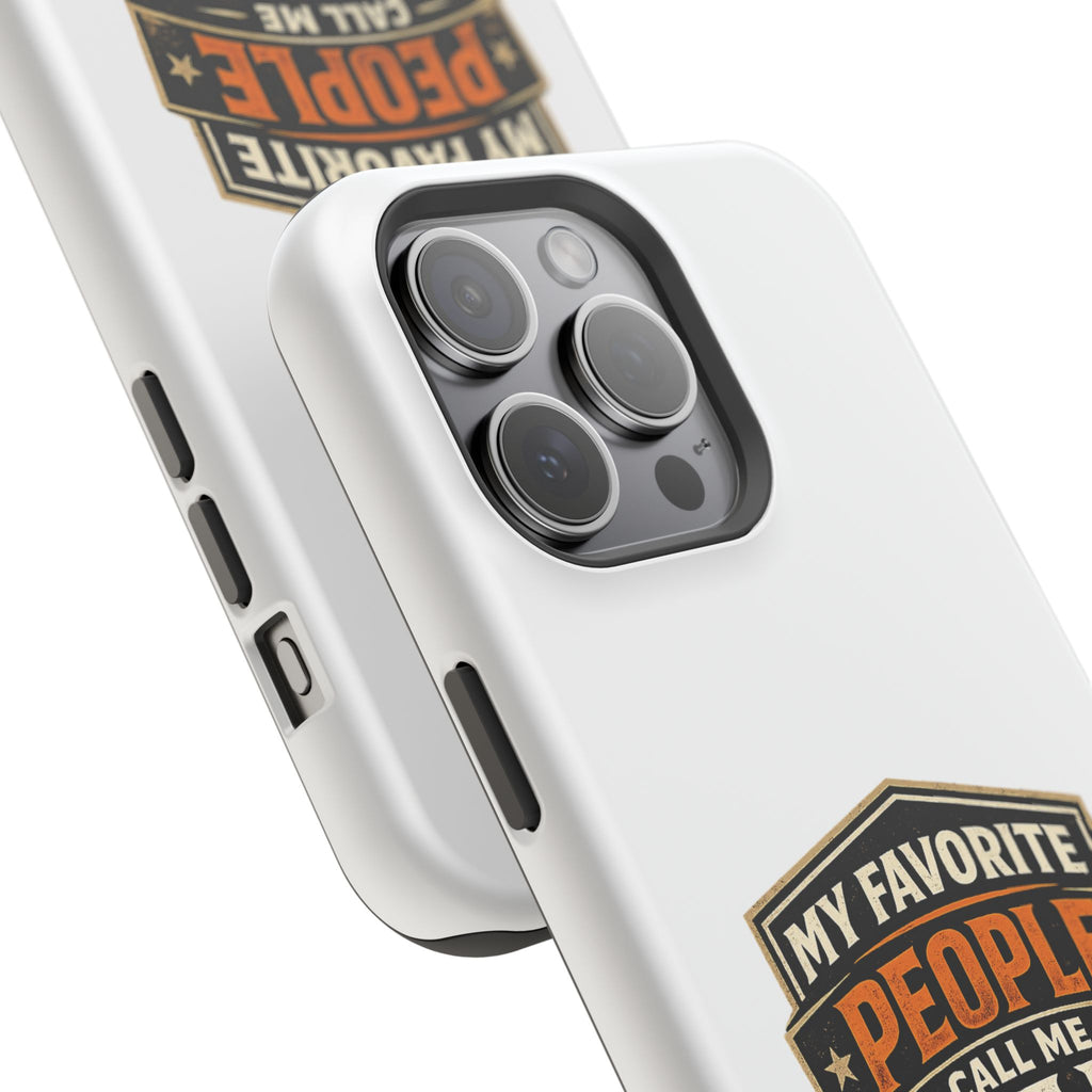 Dad Badge Magnetic Impact-Resistant Phone Case