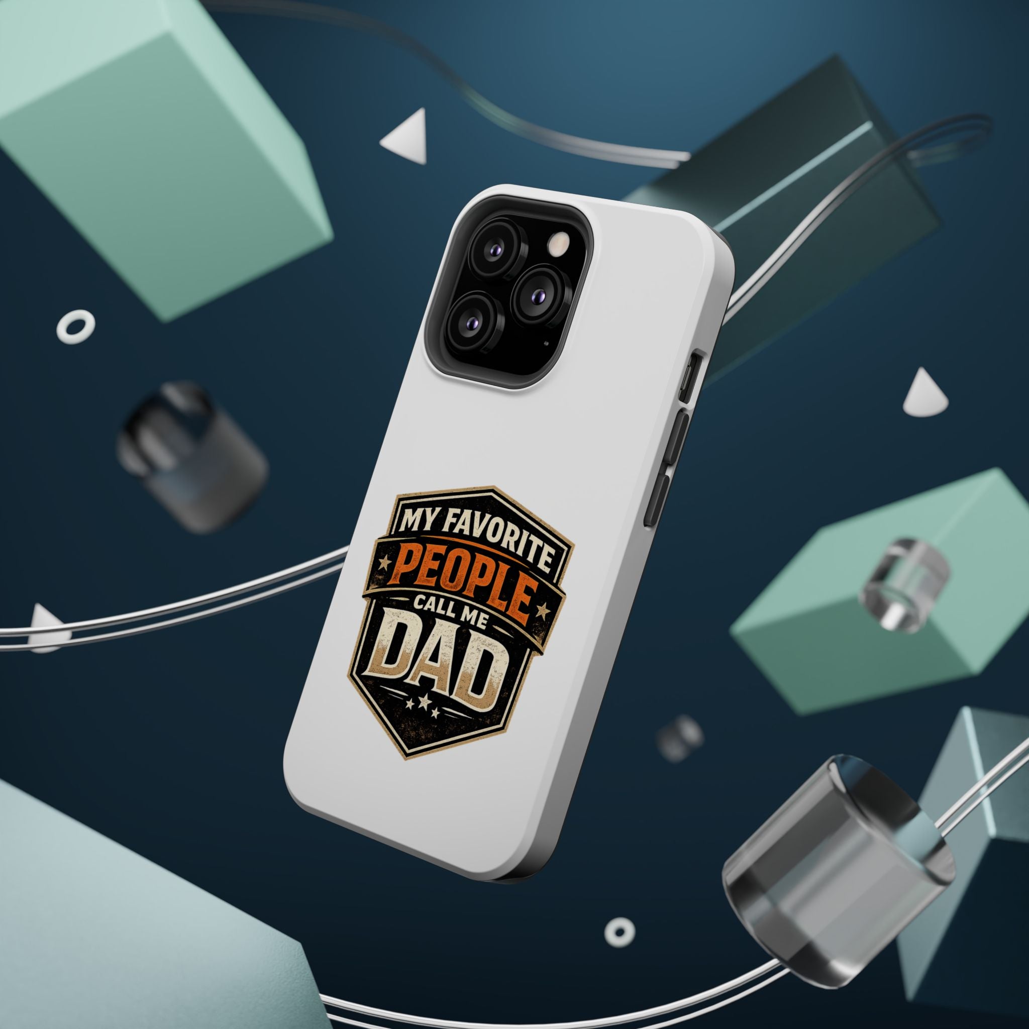 Dad Badge Magnetic Impact-Resistant Phone Case