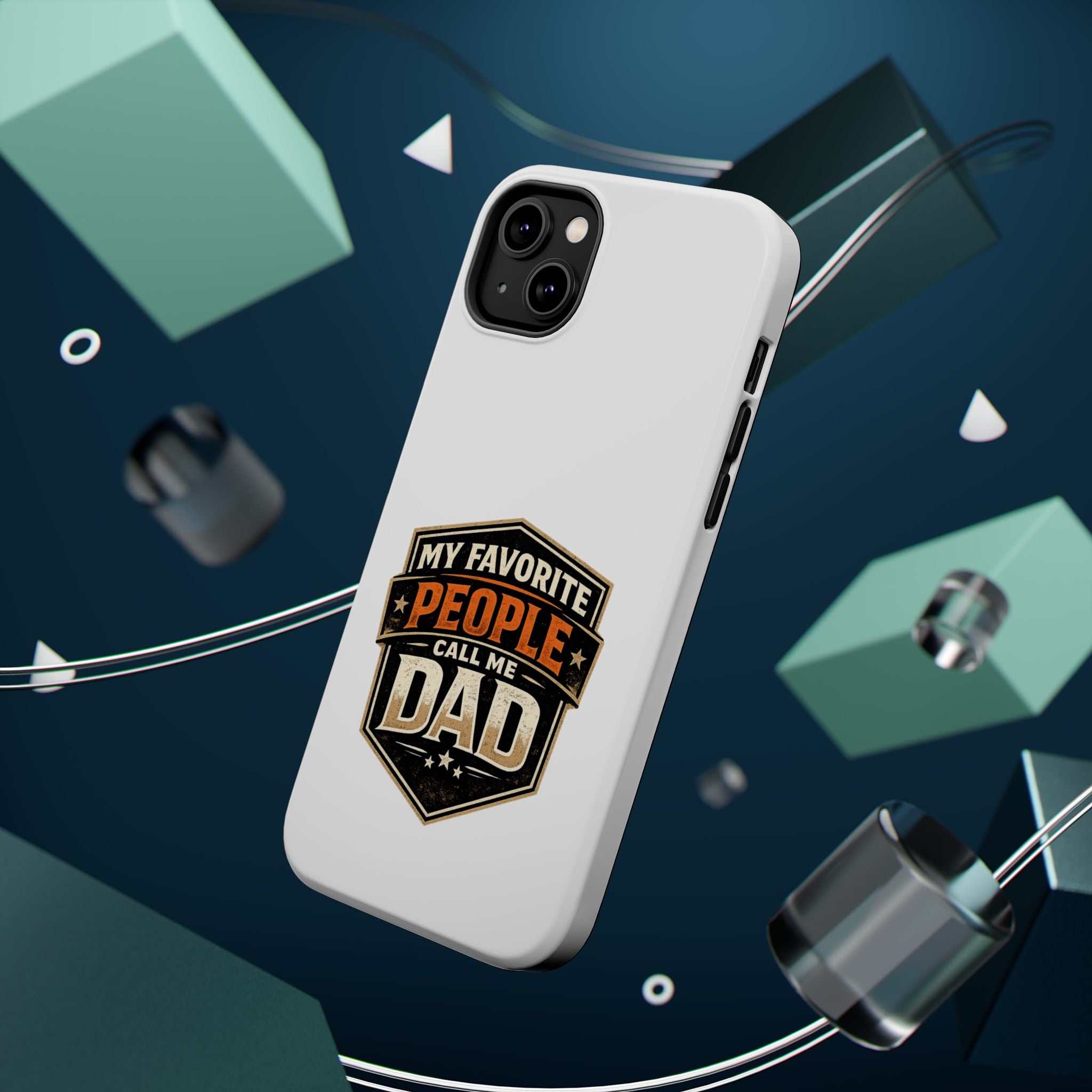 Dad Badge Magnetic Impact-Resistant Phone Case