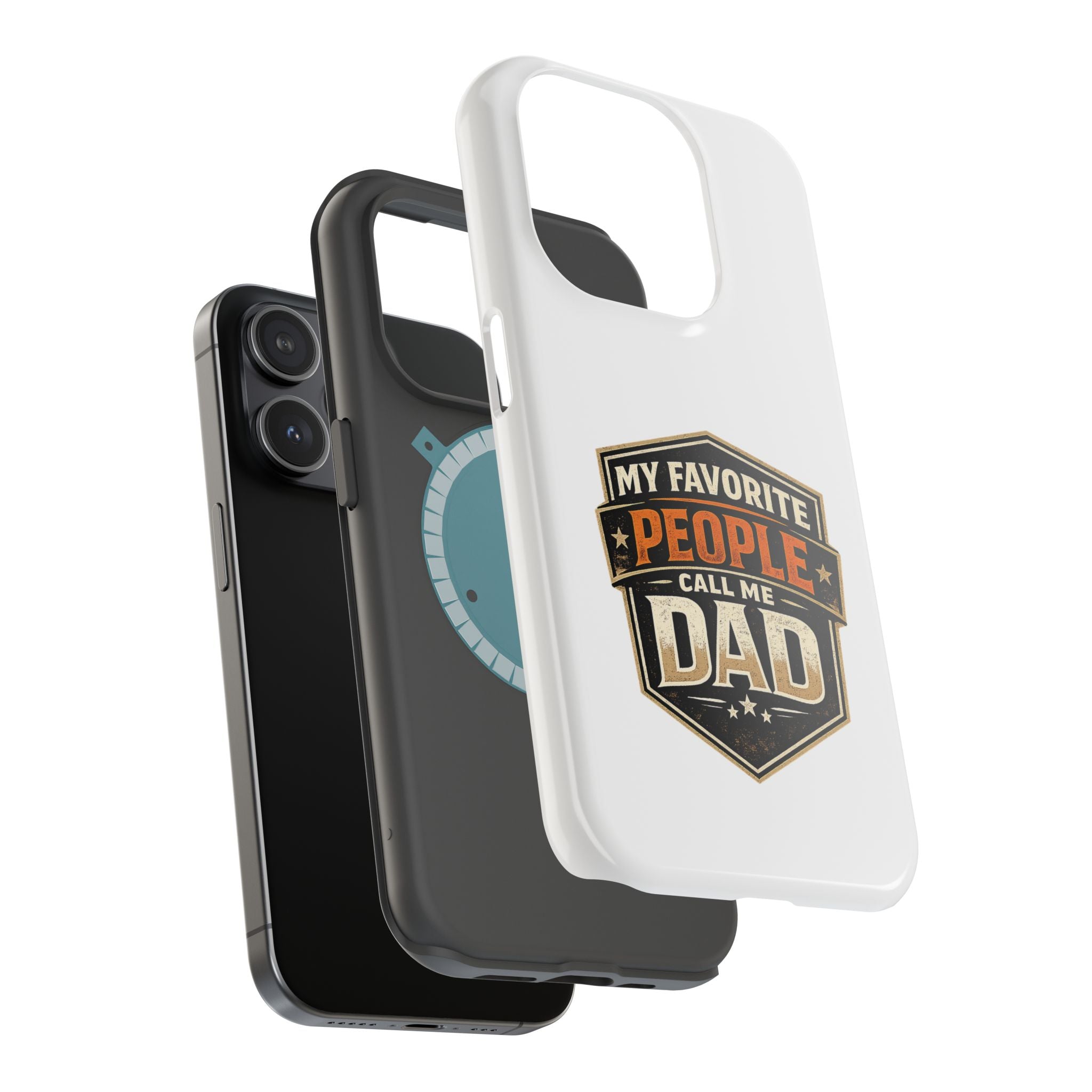 Dad Badge Magnetic Impact-Resistant Phone Case