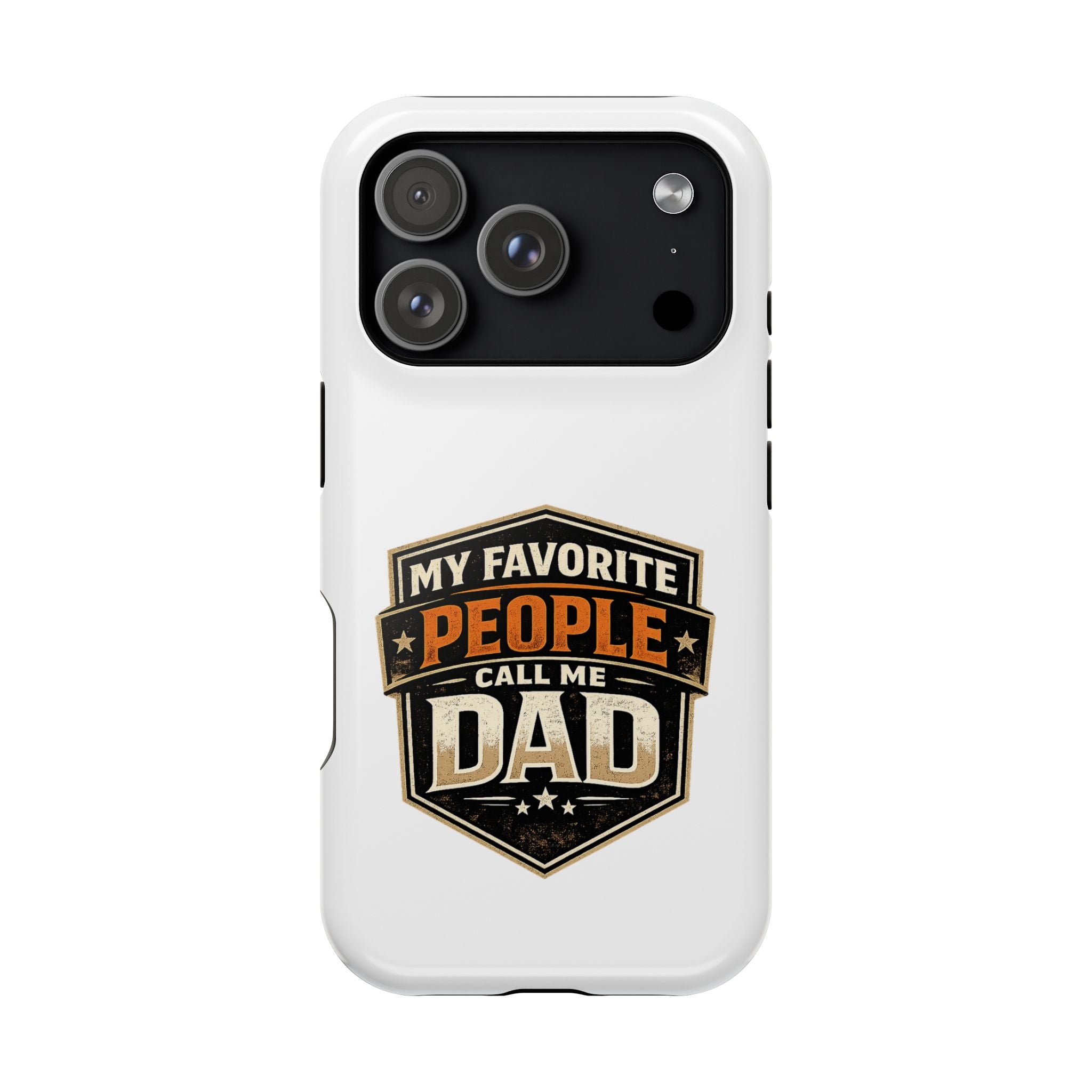 Dad Badge Magnetic Impact-Resistant Phone Case