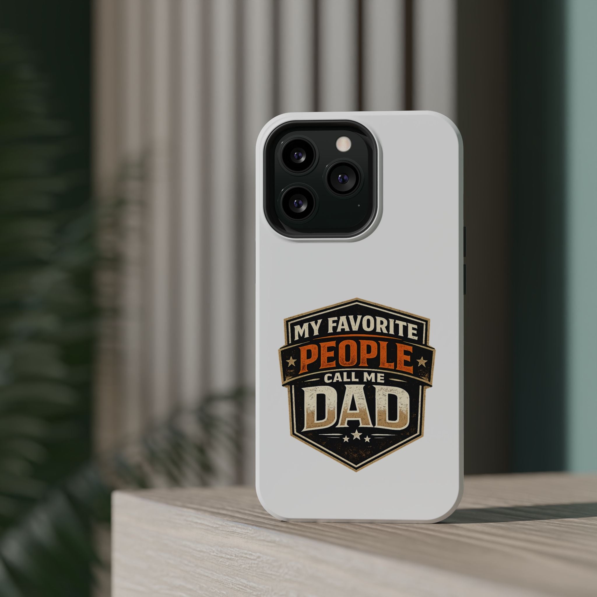 Dad Badge Magnetic Impact-Resistant Phone Case