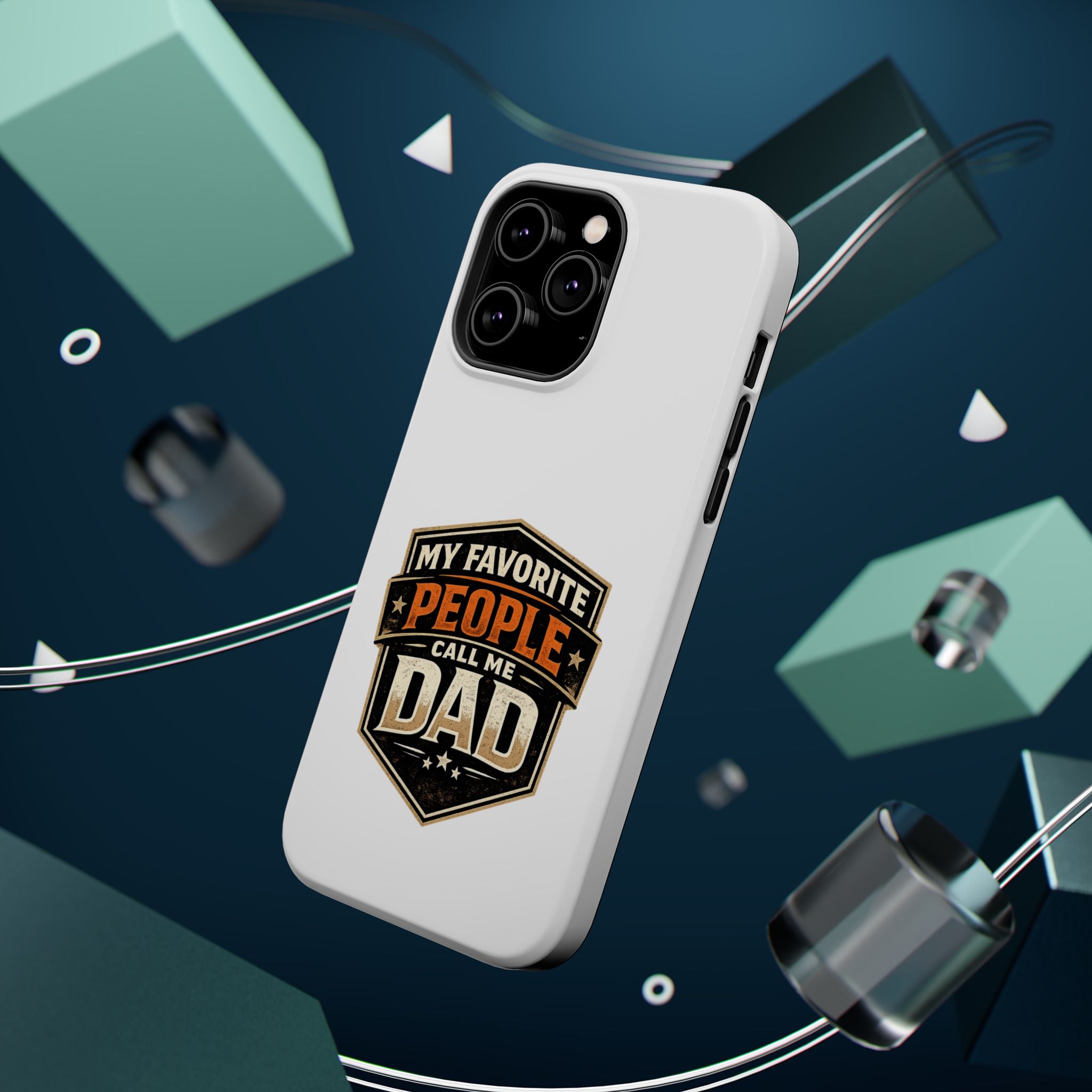 Dad Badge Magnetic Impact-Resistant Phone Case
