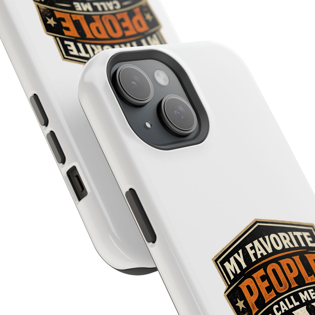 Dad Badge Magnetic Impact-Resistant Phone Case