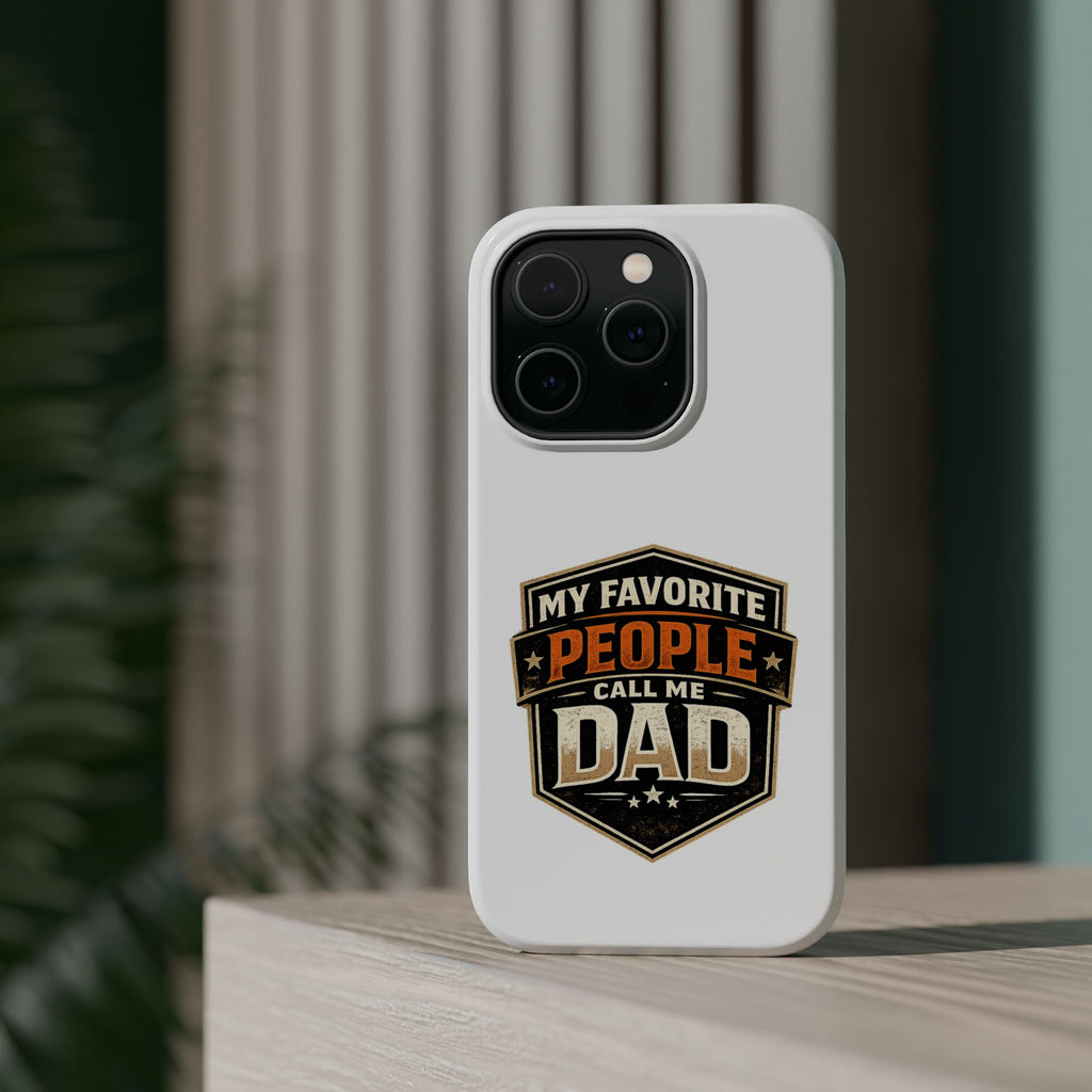 Dad Badge Magnetic Impact-Resistant Phone Case