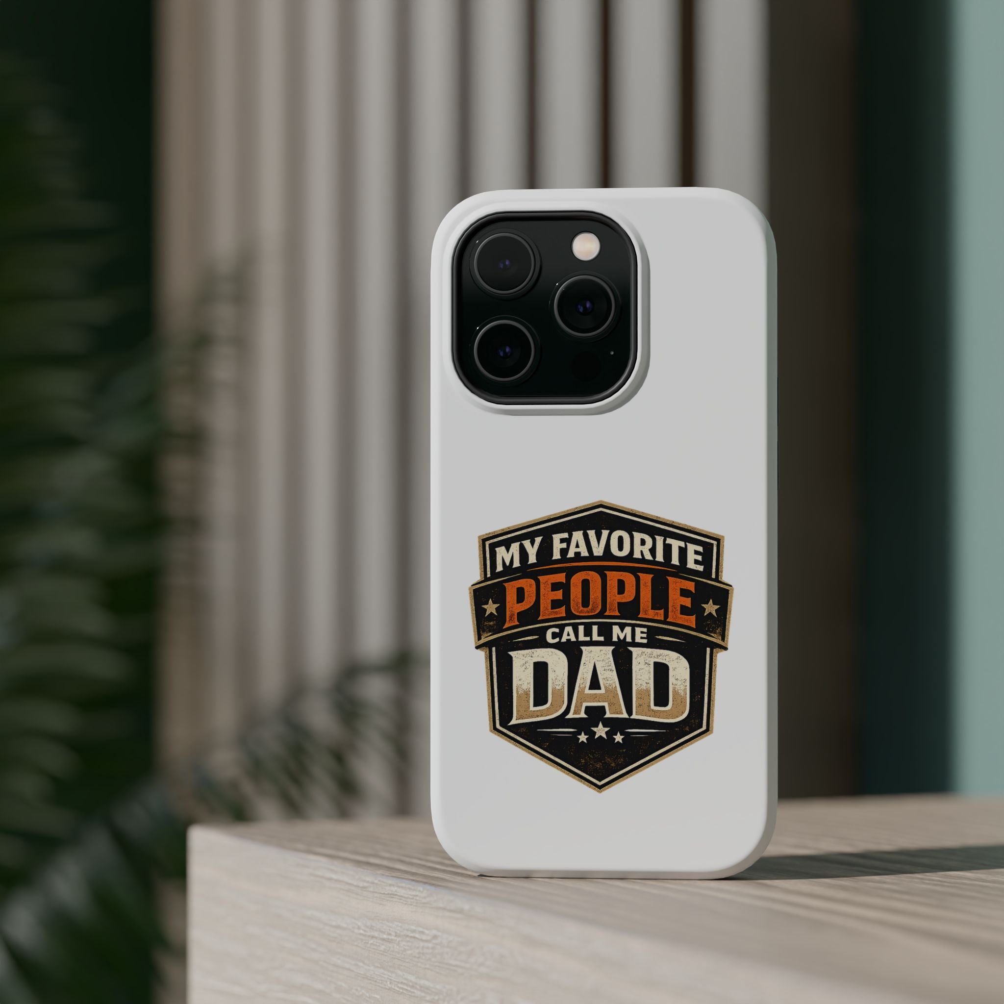 Dad Badge Magnetic Impact-Resistant Phone Case
