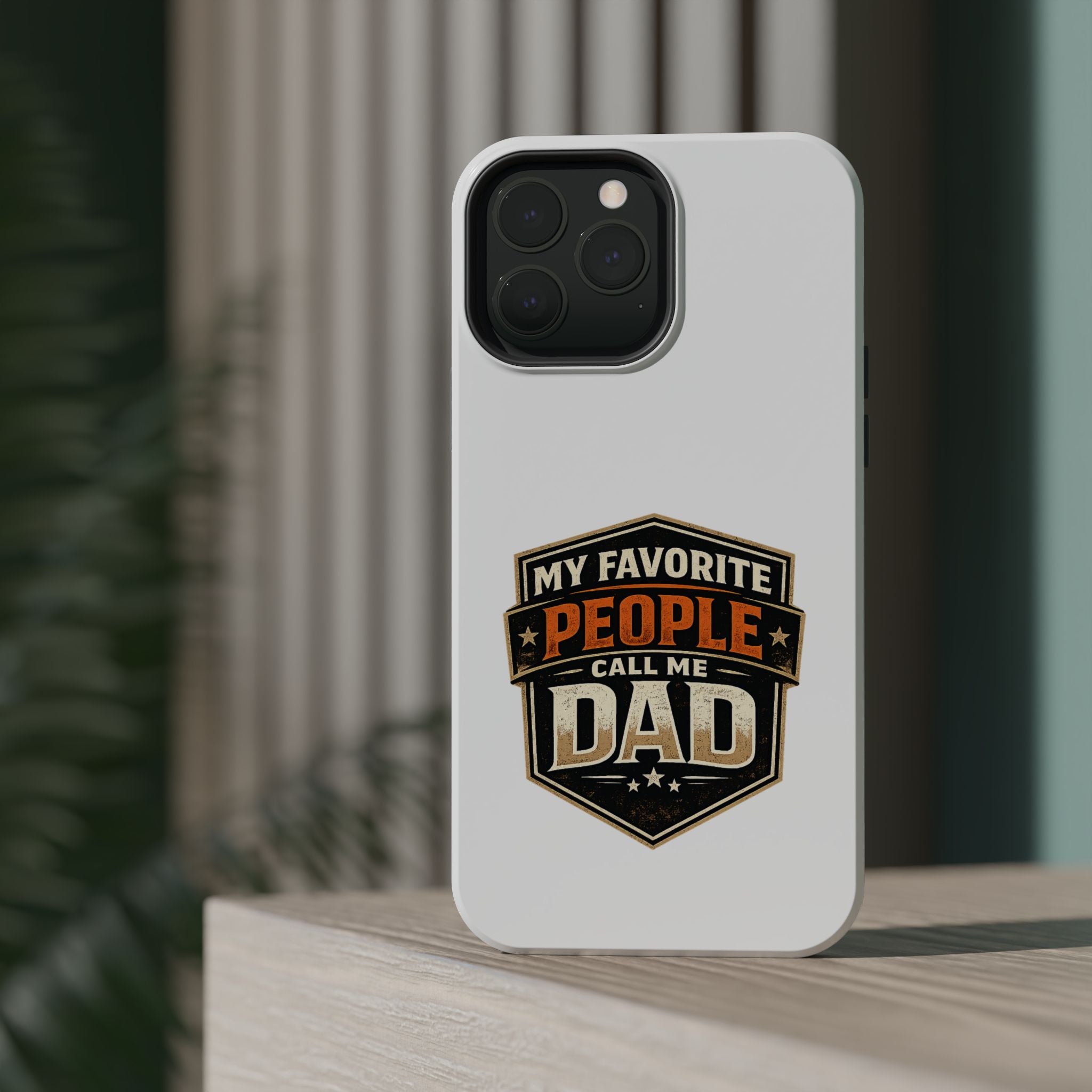 Dad Badge Magnetic Impact-Resistant Phone Case