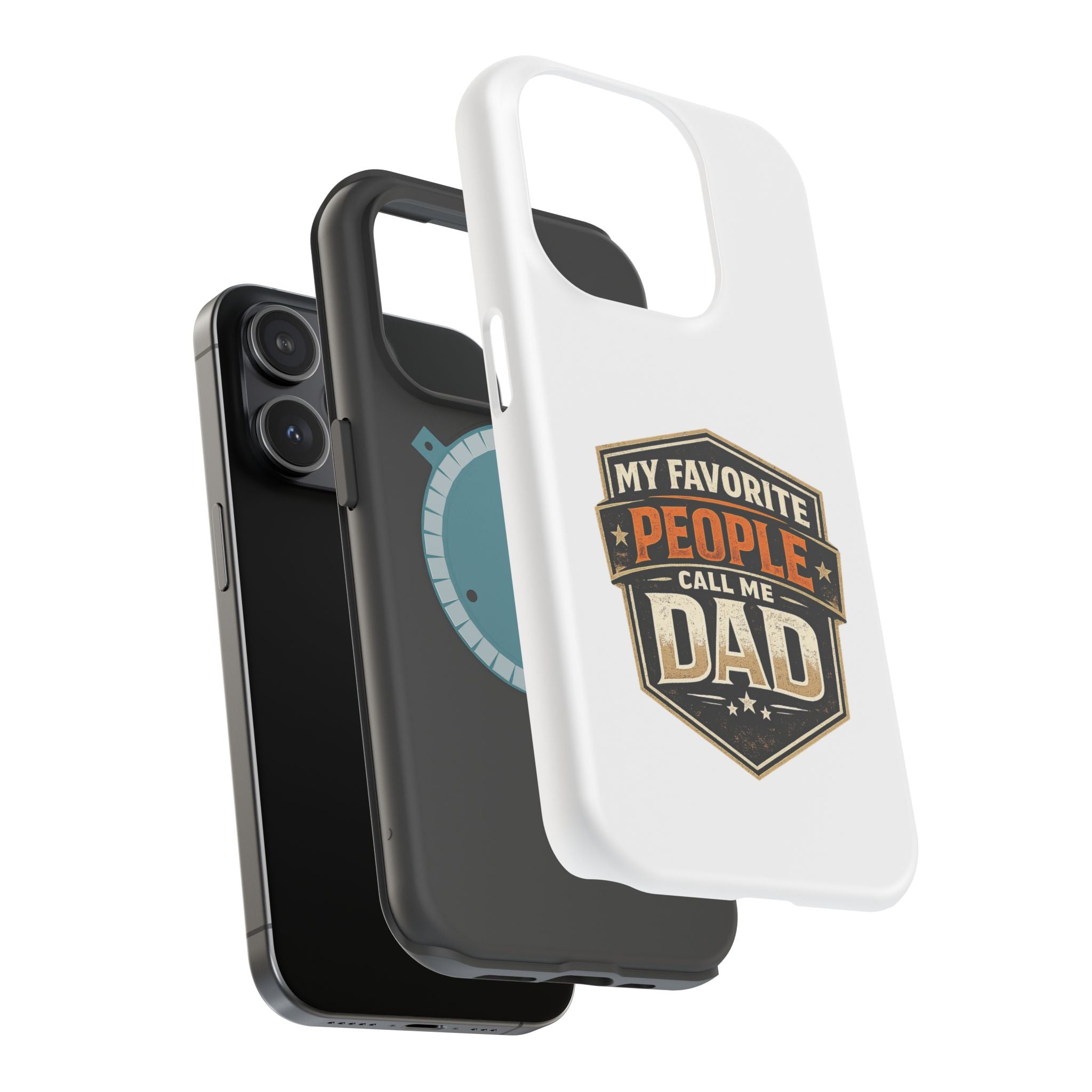 Dad Badge Magnetic Impact-Resistant Phone Case