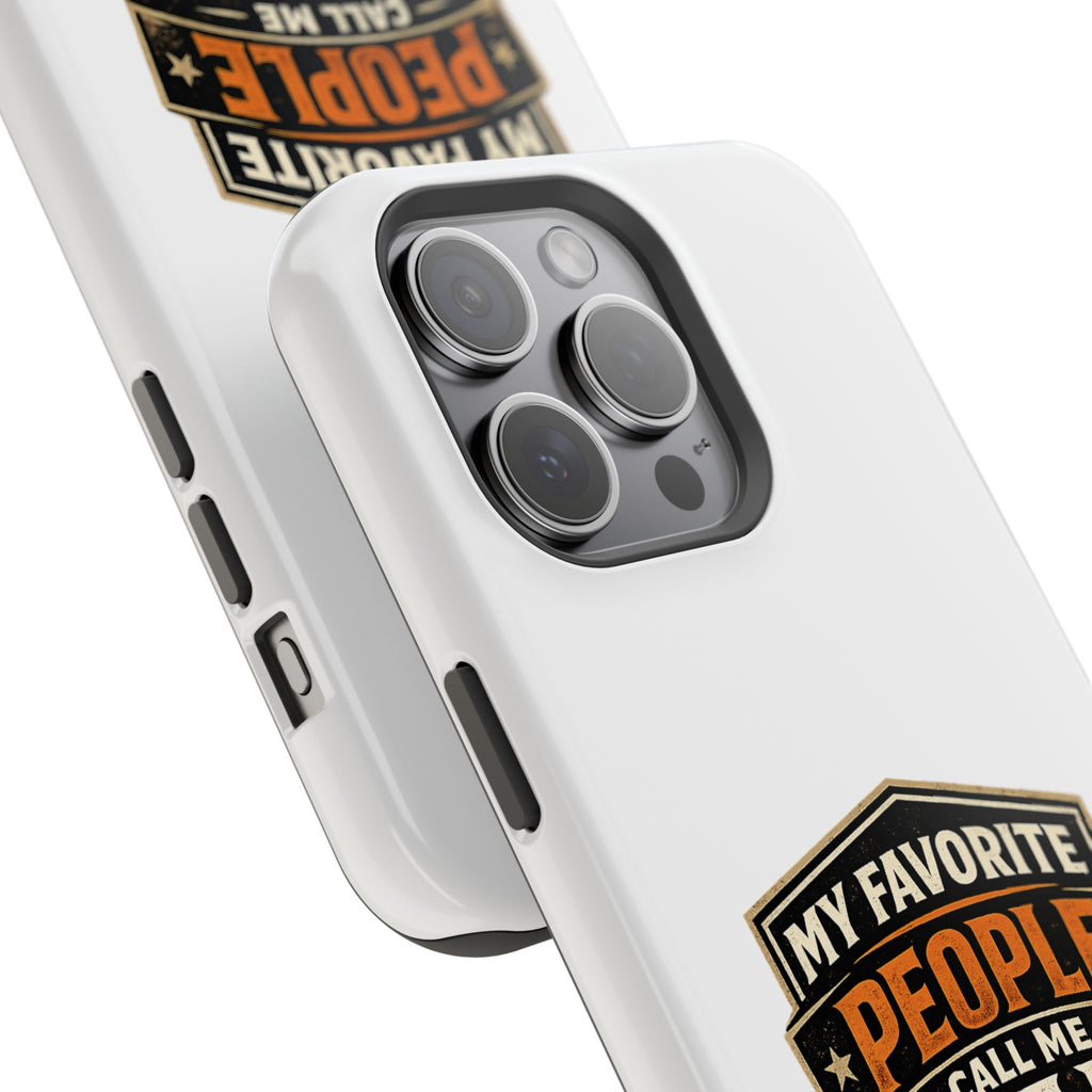Dad Badge Magnetic Impact-Resistant Phone Case