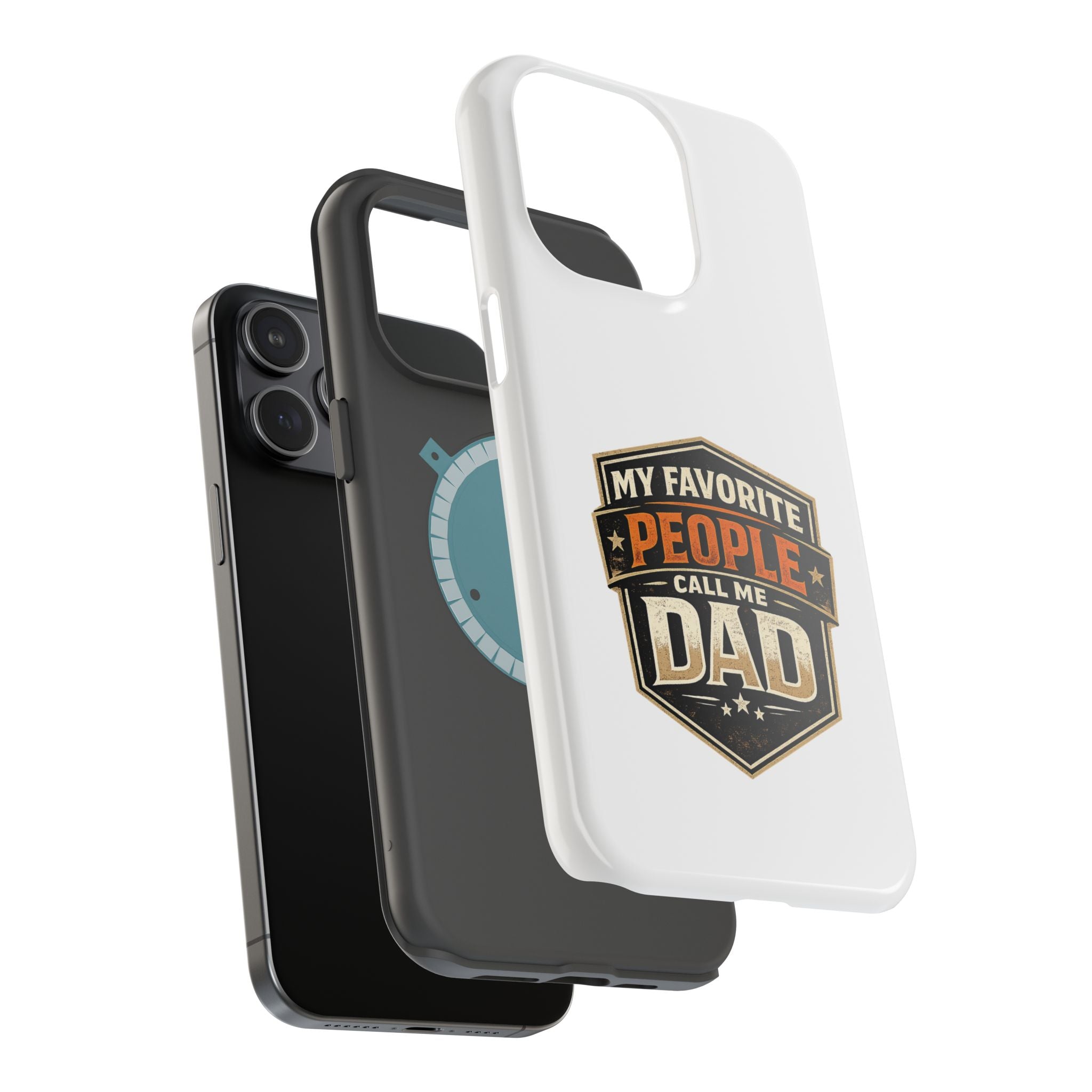 Dad Badge Magnetic Impact-Resistant Phone Case