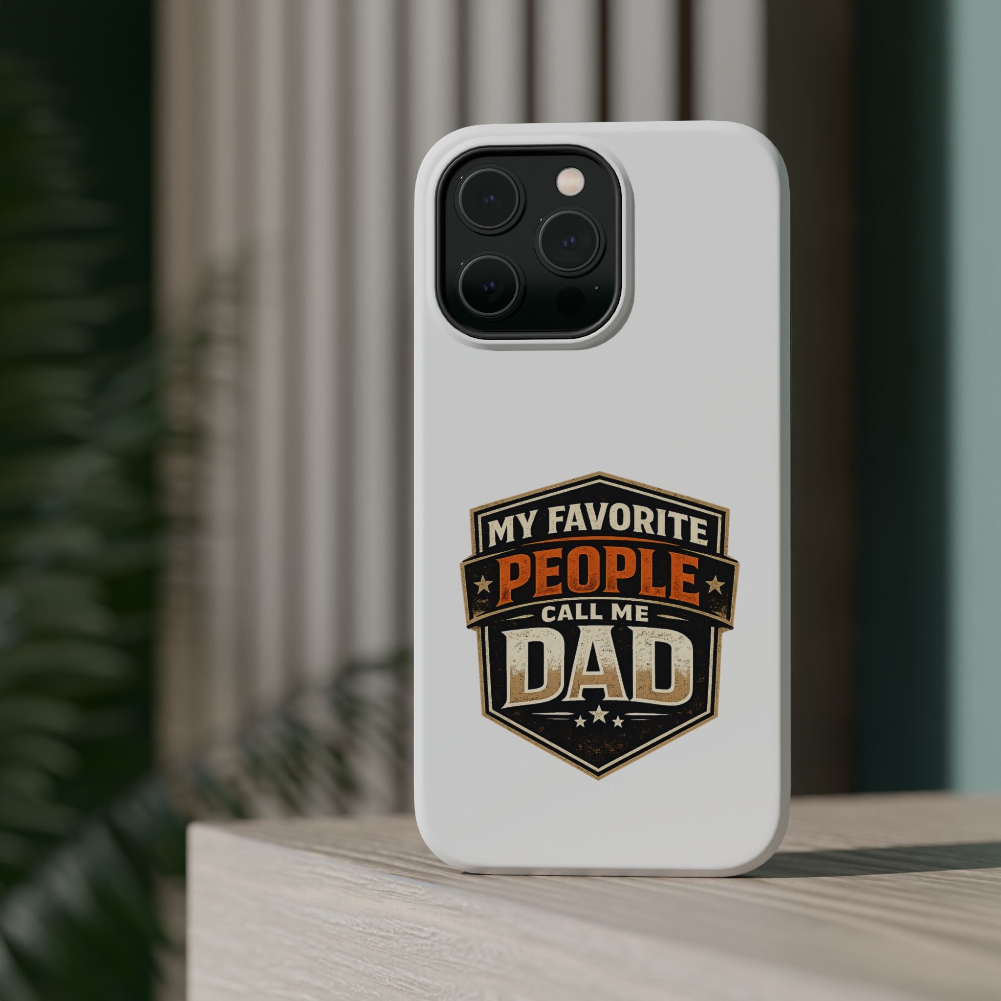 Dad Badge Magnetic Impact-Resistant Phone Case