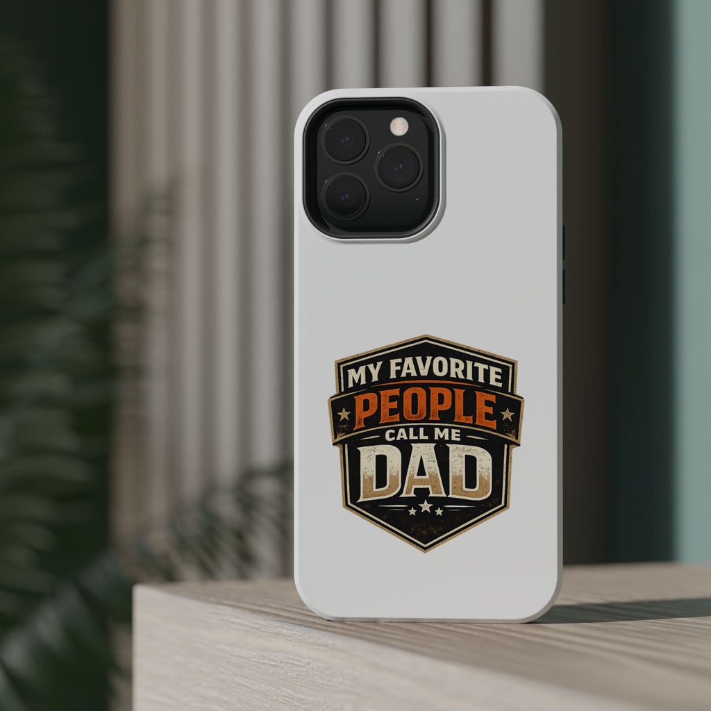 Dad Badge Magnetic Impact-Resistant Phone Case