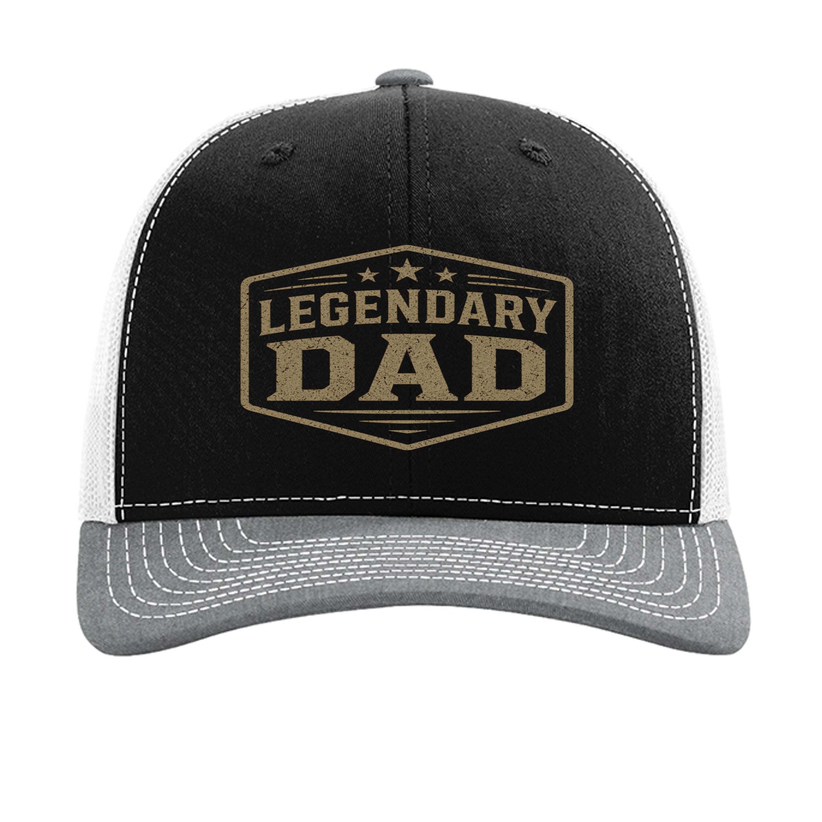 Black/ White/ Heather Grey - 112 - FRONT